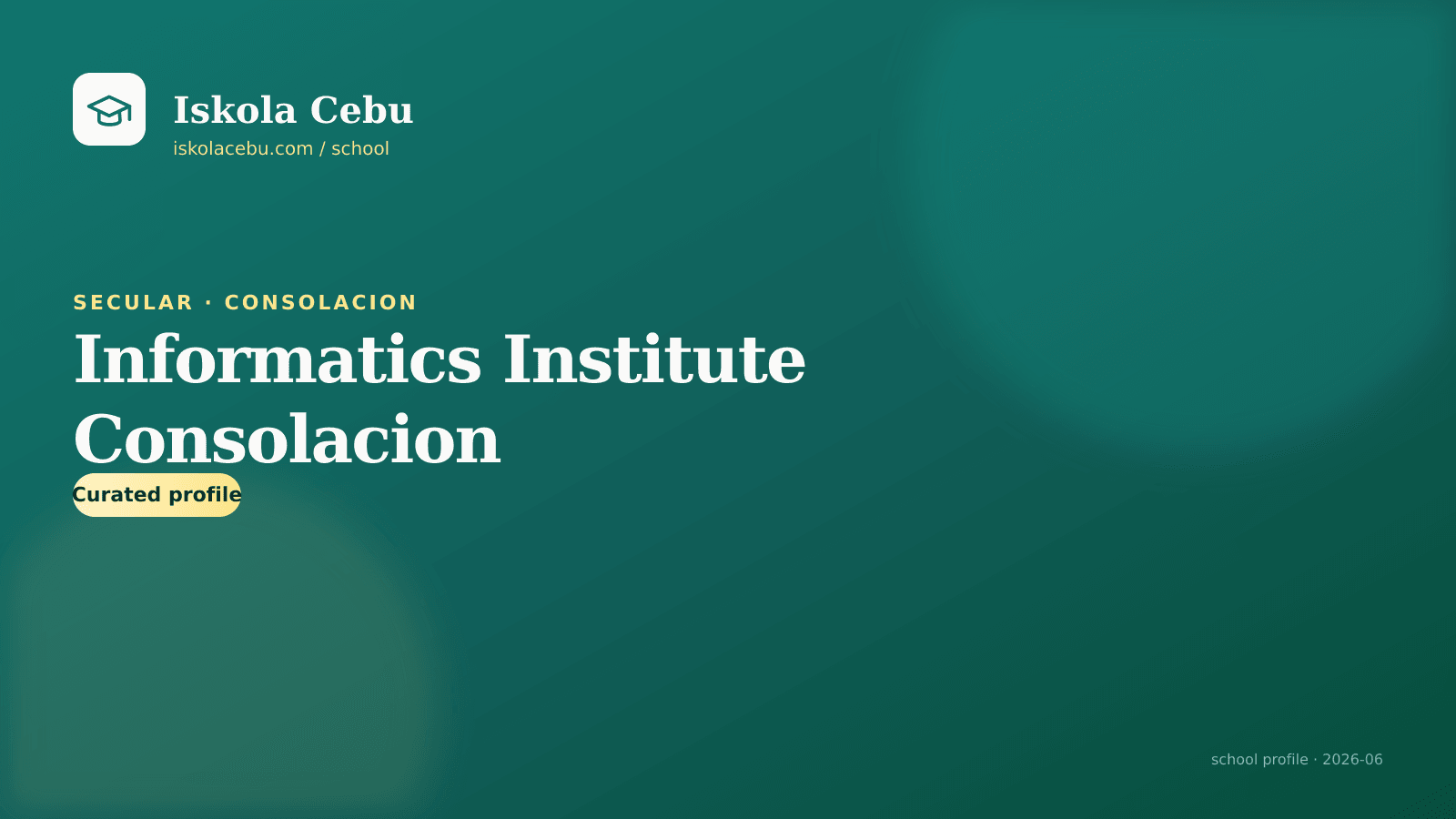 Informatics Institute Consolacion — Consolacion